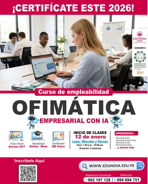 OFIMÁTICA EMPRESARIAL CON IA – NIVEL BÁSICO